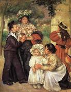 Pierre Renoir The Artist's Family France oil painting artist